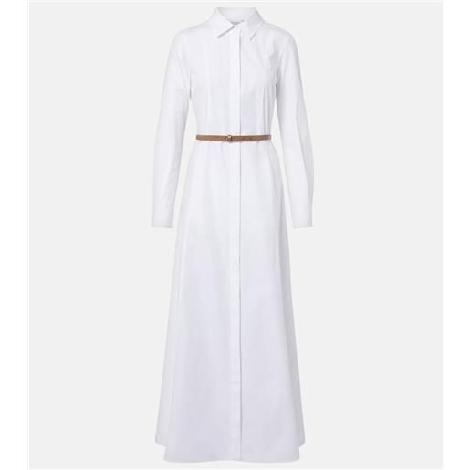 Max Mara abito chemisier adunco in popeline di cotone