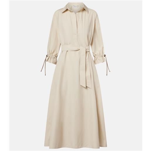 Max Mara abito midi mirto oversize in popeline