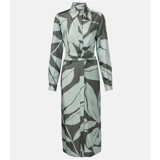 Max Mara abito chemisier robinia in seta