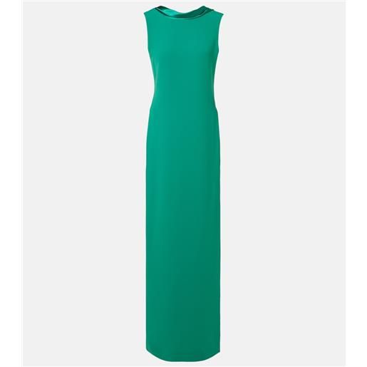 Max Mara abito lungo aere in cady