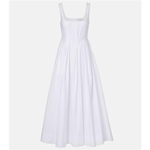 Sportmax abito midi giro in tela di cotone