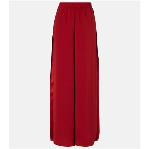 Max Mara pantaloni in crêpe a gamba larga
