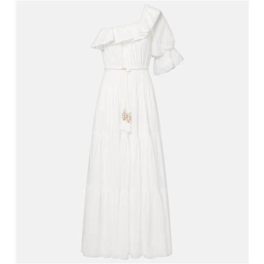 Poupette St Barth abito lungo jay in mussola di cotone