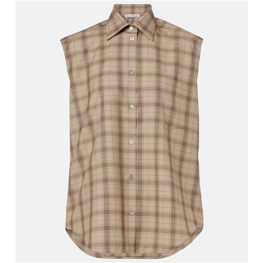 Acne Studios camicia in lana a quadri