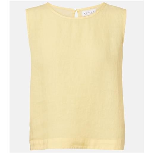 Velvet top maxine in lino