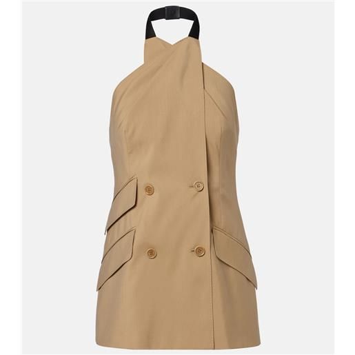 Max Mara gilet nuraghe in lana e seta