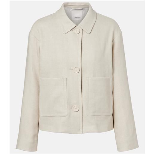 'S Max Mara giacca dattero in lino e cotone
