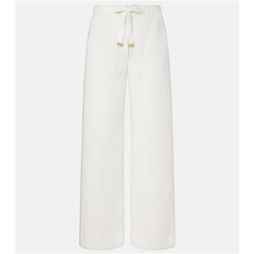 'S Max Mara pantaloni amedea in lino a gamba larga