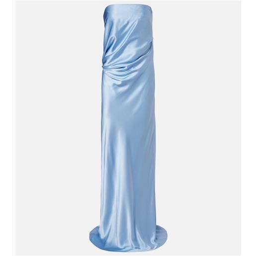 The Sei abito bustier in charmeuse di seta
