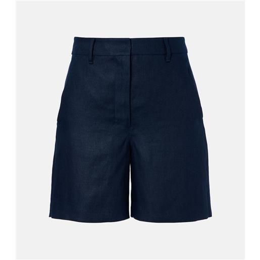 'S Max Mara shorts da party in lino