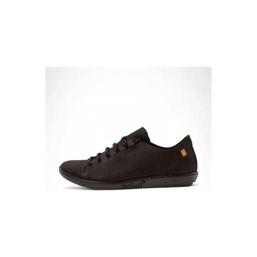 El Naturalista per donna. 253681101005_001 n5368 piacevoli sneakers in pelle nera [3300800], nero, basso, stringhe, casual