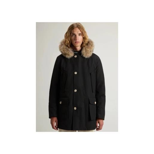 Woolrich per uomo. Cfwoou0482mhut0001 parka nero artic ramar [3307002], casual, poliestere