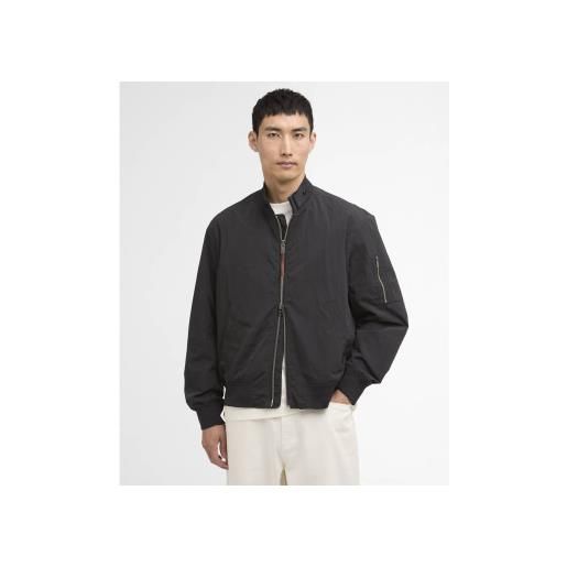 Barbour international per uomo. Mca1103 giacca nera fenton [3311272], nero, casual, poliamide