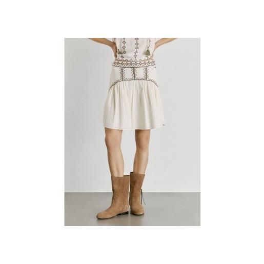 Pepe Jeans per donna. Pl9011941 gonna bianca denvery [3318436], bianco, casual, cotone