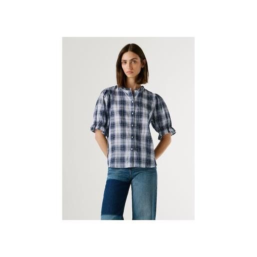 Pepe Jeans per donna. Pl3051381 blusa biol blu [3316703], casual, cotone, manica corta