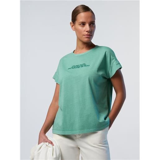 North Sails - t-shirt con stampa di slogan