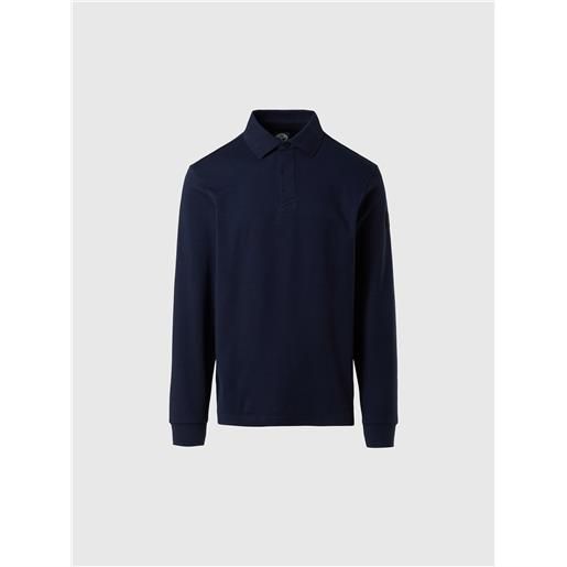 North Sails - polo a maniche lunghe in interlock