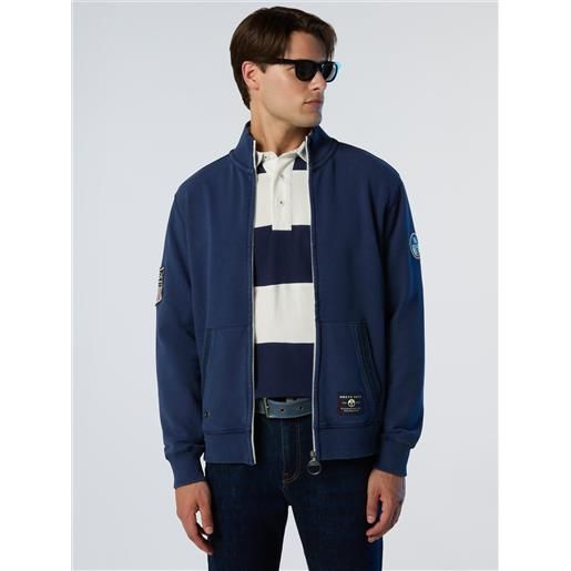 North Sails - felpa d'archivio con zip