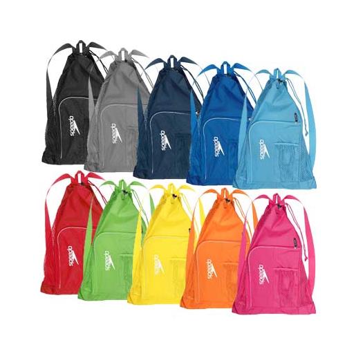 Nuoto Extremo sacca speedo deluxe ventilator mesh equipment bag, nero