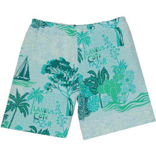 Laneus côte d'azur cotton shorts