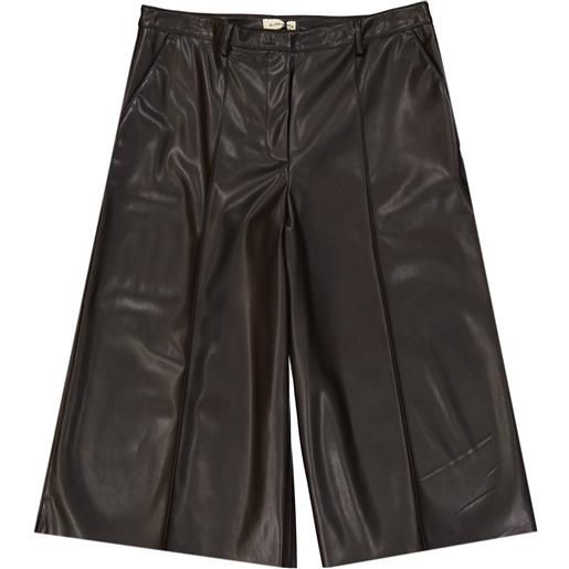 Blanca vita faux leather shorts
