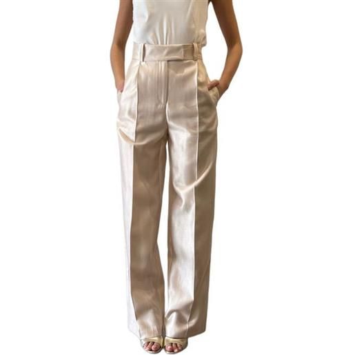 Actualee pantalone taglio dritto gold