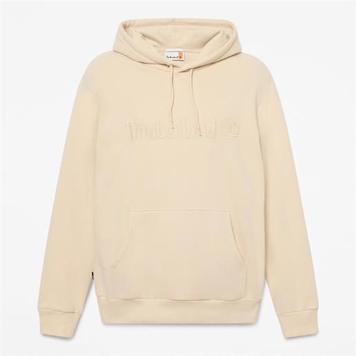 Timberland - felpa con cappuccio hampthon da uomo in beige, uomo, beige, taglia: l