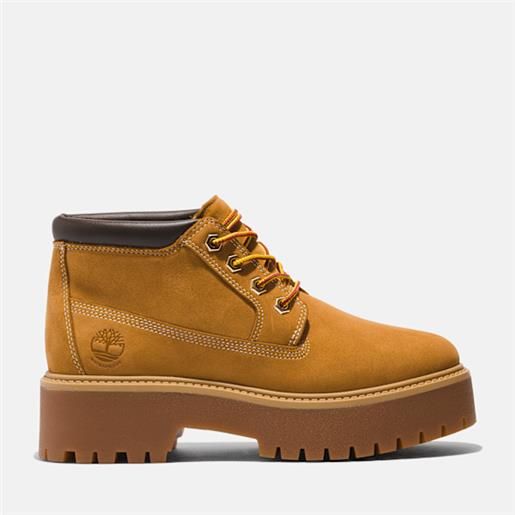 Timberland - stivale impermeabile stone street mid da donna in giallo, donna, giallo, taglia: 37.5