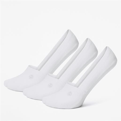 Timberland - calzini dal profilo basso windham in bianco, bianco, taglia: l