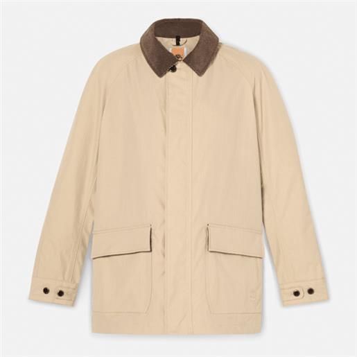 Timberland - giacca barn impermeabile wenham da uomo in beige, uomo, beige, taglia: 3xl