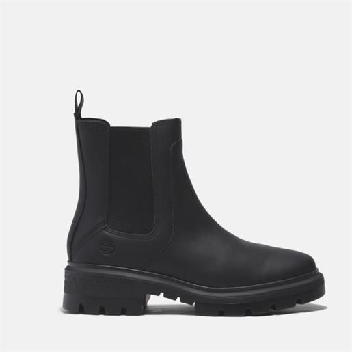Stivali Chelsea Donna 2Go Fashion In Vera Pelle, Modello 8991-502, Design Classico, Colore Nero