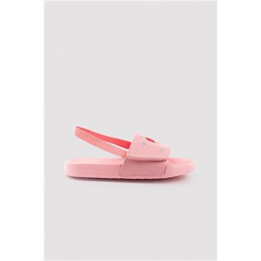 Ysabel Mora infradito per bambini con chiusura in velcro e stampa gelato