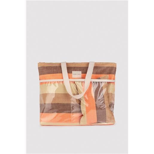 Ysabel Mora borsa da spiaggia e set di cuscini coordinati