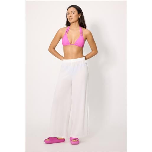 Ysabel Mora pantaloni bianchi leggeri