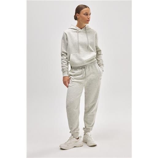 Ysabel Mora felpa con cappuccio regolabile con interno in pile grigio