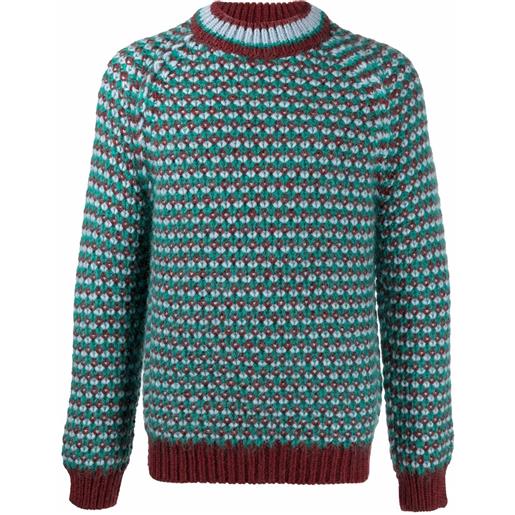 Marni maglione a fantasia - rosso