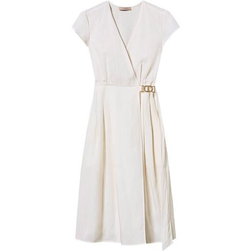 TWINSET abito con applicazione - bianco