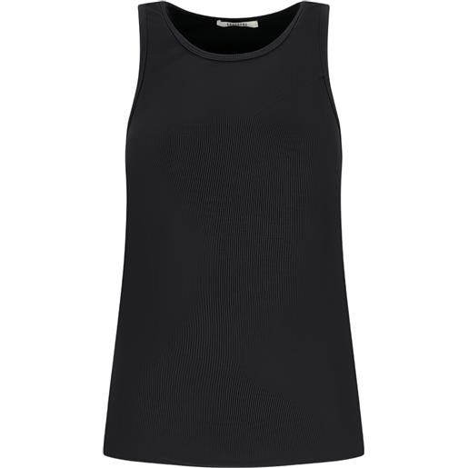 Gauchère canotta girocollo - nero