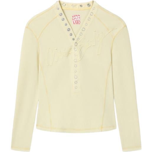 Miss Sixty top con scollo a v - giallo