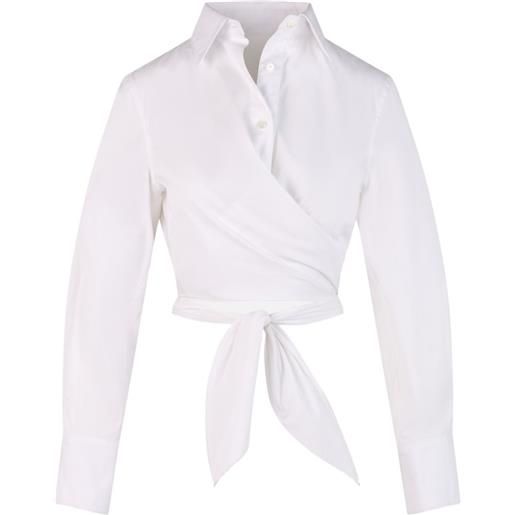 Monse camicia crop a portafoglio - bianco