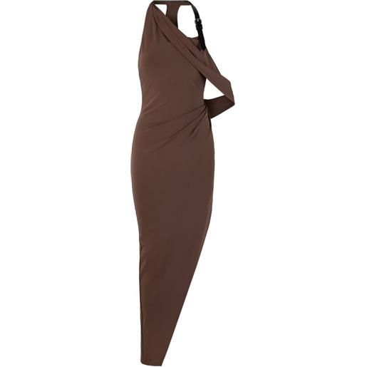 Monse abito drappeggiato - marrone