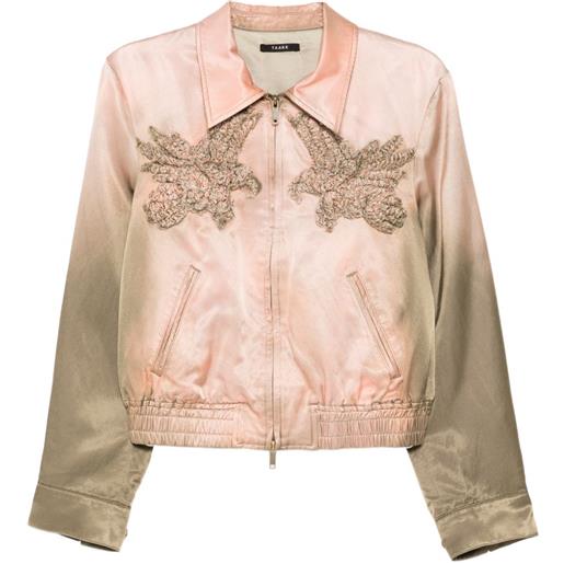 Taakk giacca con applicazione - rosa