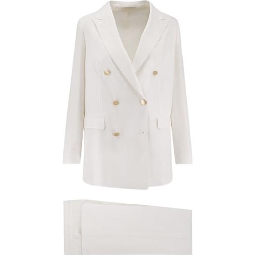Tagliatore completo doppiopetto - bianco