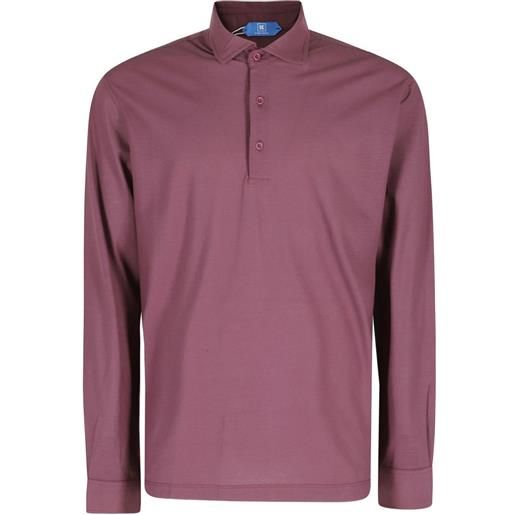 Kired polo a maniche lunghe - viola