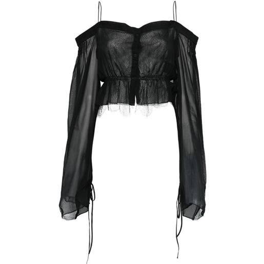 Isabel Benenato blusa - nero