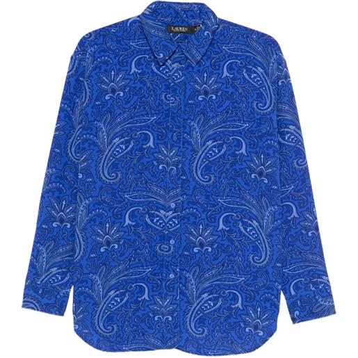 Lauren Ralph Lauren camicia con stampa paisley - blu