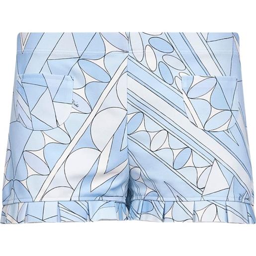 PUCCI shorts con stampa manuba - blu
