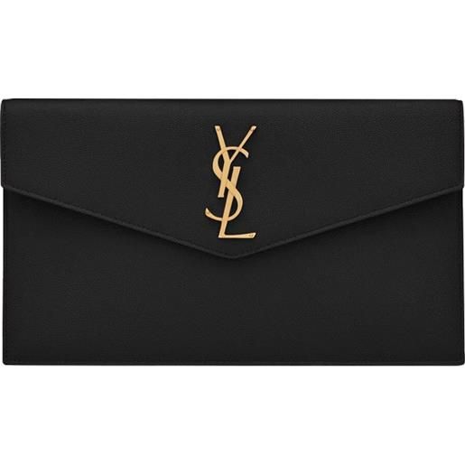 Saint Laurent pochette uptown grain de poudre embossed leather