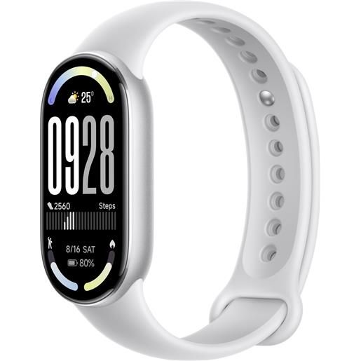 Xiaomi smart band 10 argento amoled braccialetto activity tracker 4,37 cm (1,72")