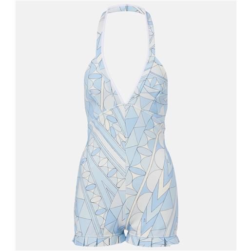 Pucci jumpsuit corta manuba in jersey